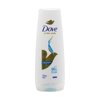 DOVE 350mL CONDITIONER ULTRA CARE DAILY CARE BIO RESTORE UP TO 95% MORE VOLUME VEGAN