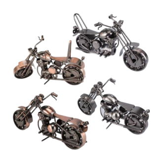 Antique Motorcycle 21cm 4Asst