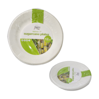 1 SUGARCANE PLATES 182MM