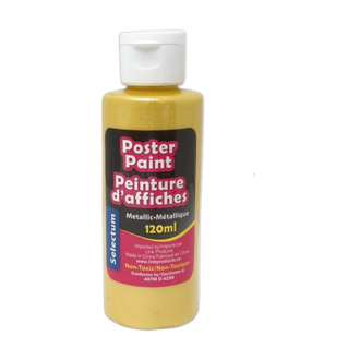 *POSTER PAINT 120ML METALLIC GOLD