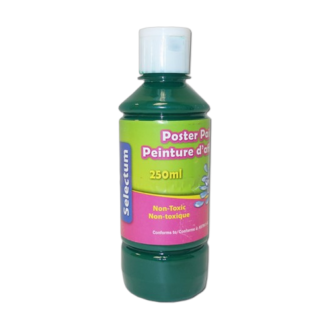 *POSTER PAINT 250ML GREEN WASHABLE