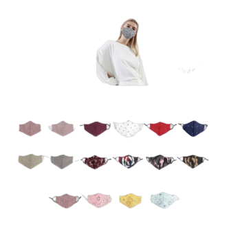 *PP - FACE MASK ADULT COTTON 3LAYERS