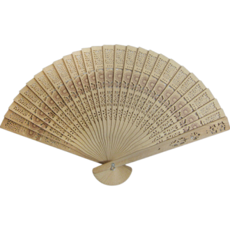 Summer FAN Foldable SANDALWOOD SCENTED