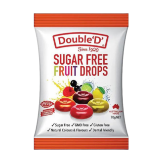 Double 'D' Sugarfree Fruit Drops 70g
