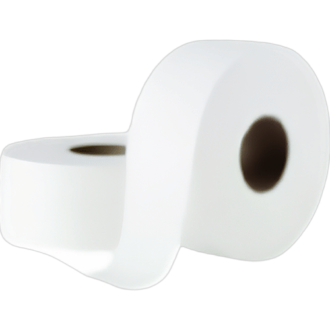 Finesse Jumbo Toilet Roll 2ply 300m x 8 rolls Virgin (bag)